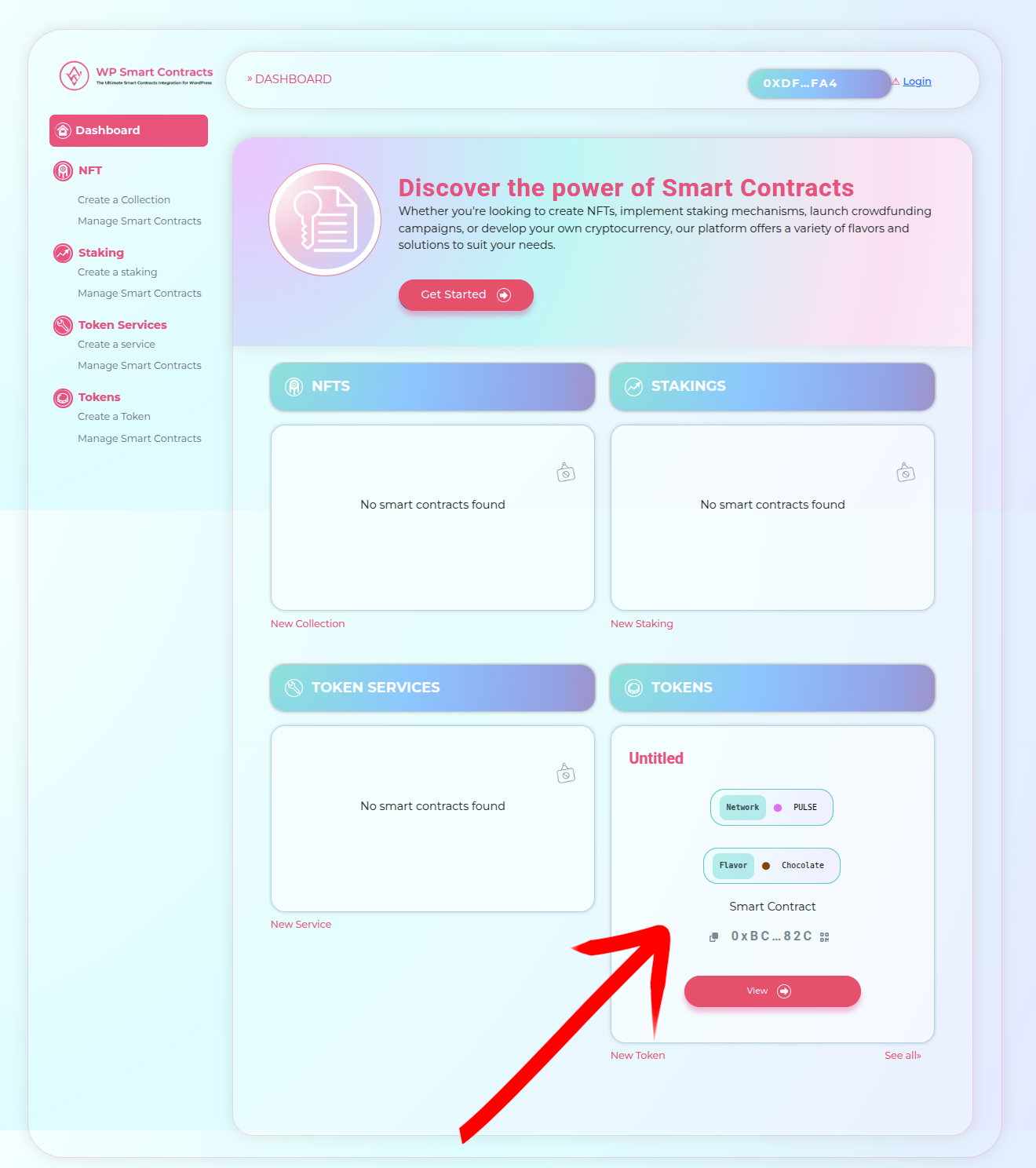 Copy the GAME token address to use as payment token
